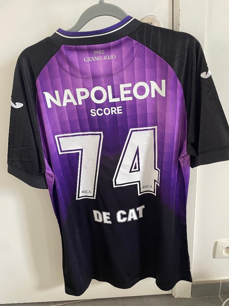 Shirt Anderlecht Nathan De Cat, Enlèvement ou Envoi, Neuf, Maillot
