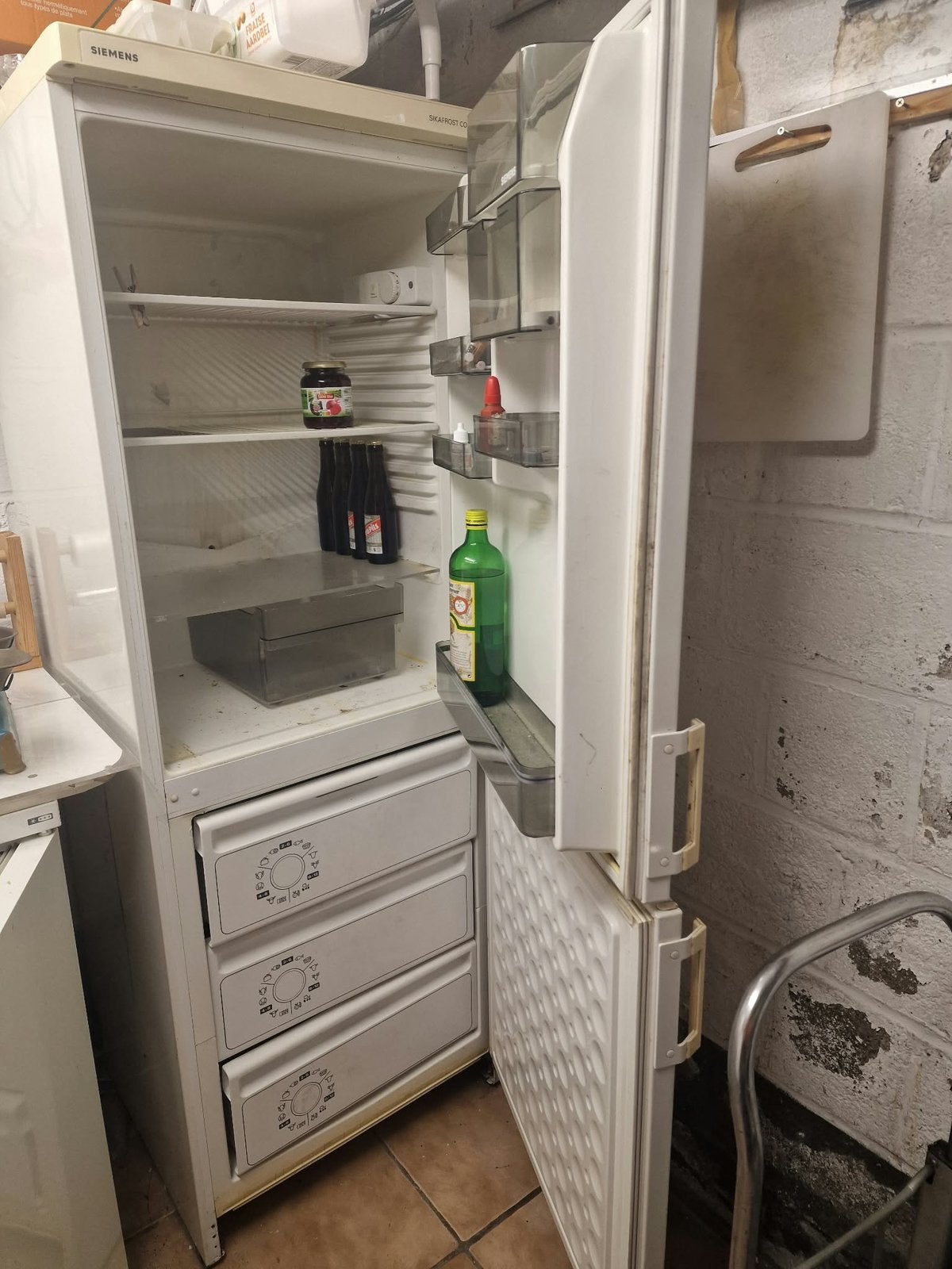 Frigo congélateur, Electroménager, Enlèvement, Utilisé, Avec congélateur séparé