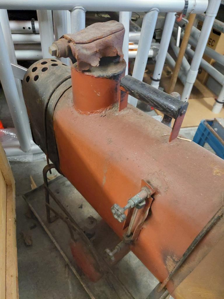 ANTIEKE BEHANGAFSTOOMMACHINE, Antiek en Kunst, Ophalen