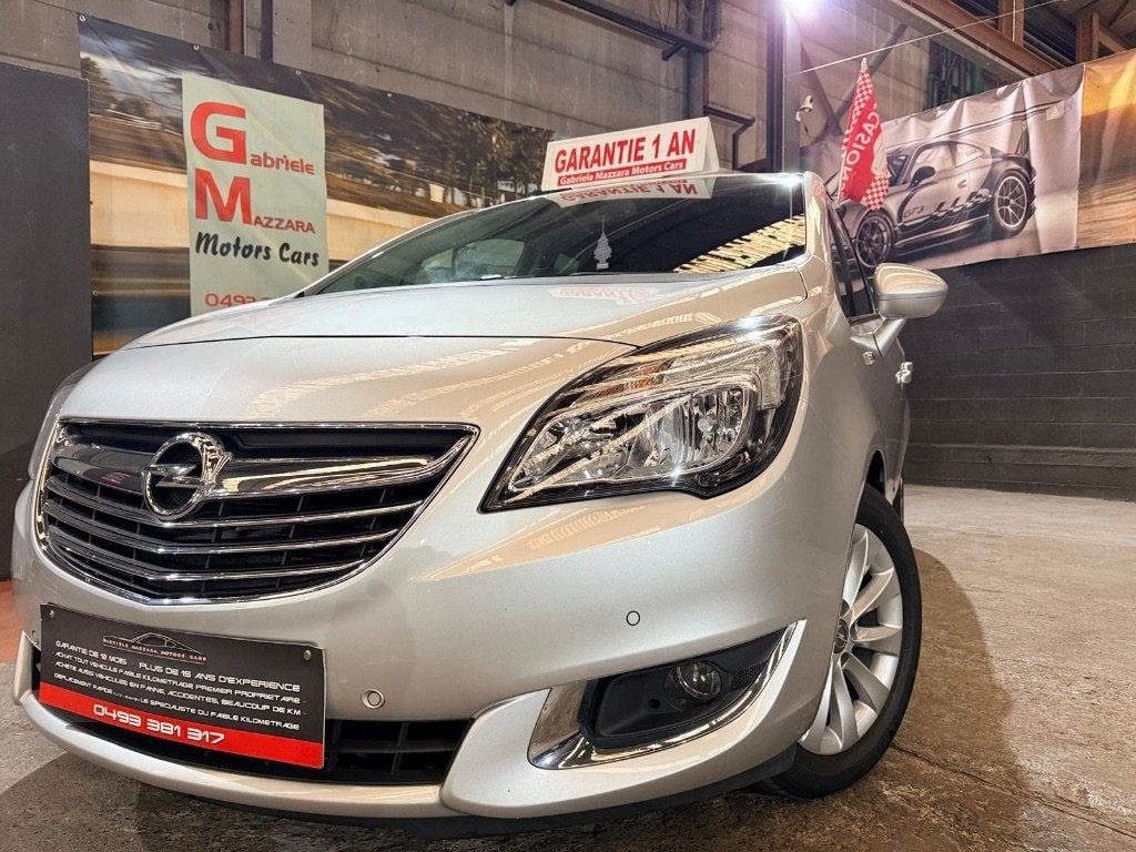 Opel Meriva 1.4i Gps Cuir Caméra, Auto's, Opel, Dealer onderhouden, Euro 6, Leder, 5 deurs