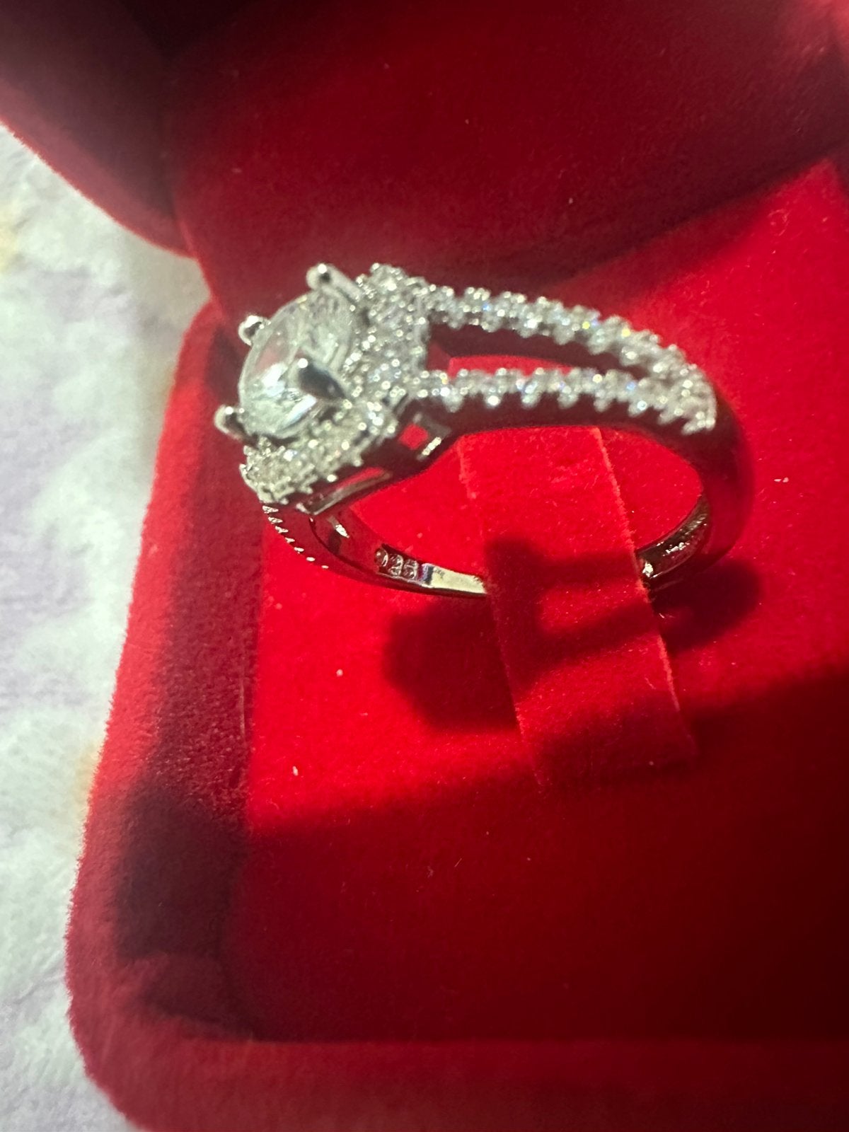 Bague Argent, Bijoux, Sacs & Beauté, Bagues, Enlèvement ou Envoi, Comme neuf, Argent, Argent