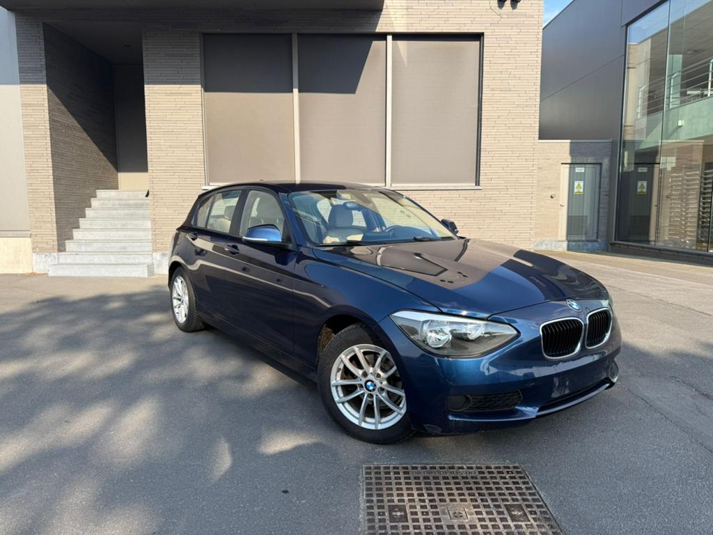 BMW 116d 2013 | Zuinig & Betrouwbaar, Auto's, 1 Reeks, 1995 cc, Beige, Blauw