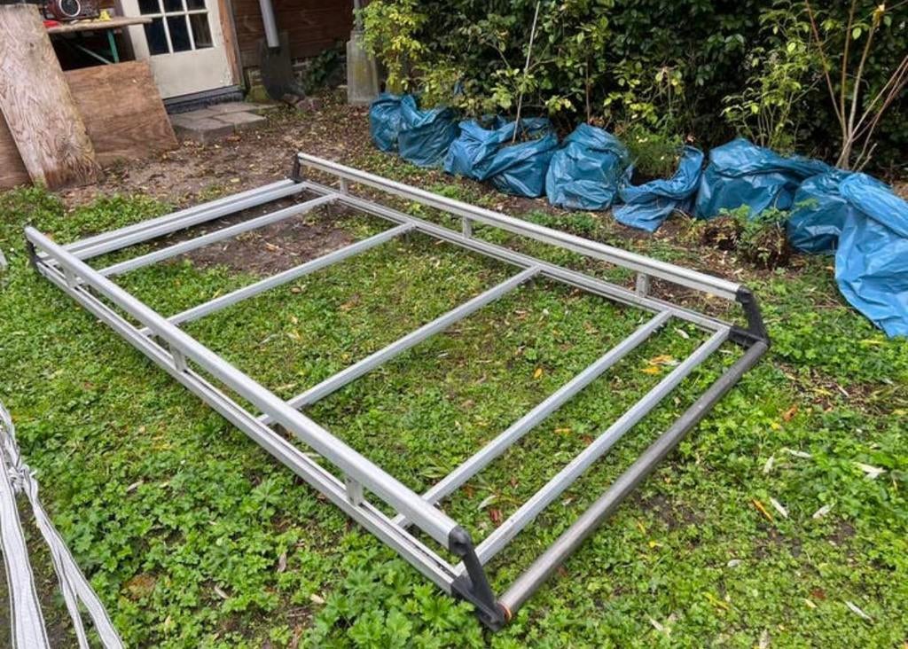 Aluminium dakdrager transporter, Auto diversen, Dakdragers, Ophalen of Verzenden, Zo goed als nieuw