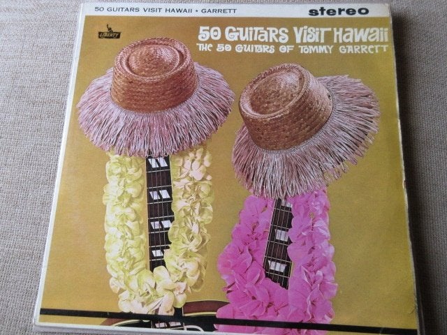 De 50 gitaren van Tommy Garrett — 50 gitaren bezoeken Hawaï, Gebruikt, 12 inch, Jazz en Blues, Fotohoes