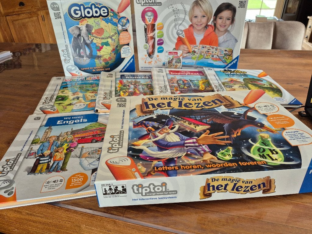 TipToi pakket, Kinderen en Baby's, Speelgoed | Educatief en Creatief, Ophalen of Verzenden, Zo goed als nieuw, Taal en Lezen, Met geluid