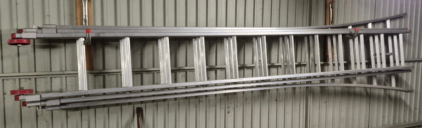 Alu ladder, Ophalen, Ladder