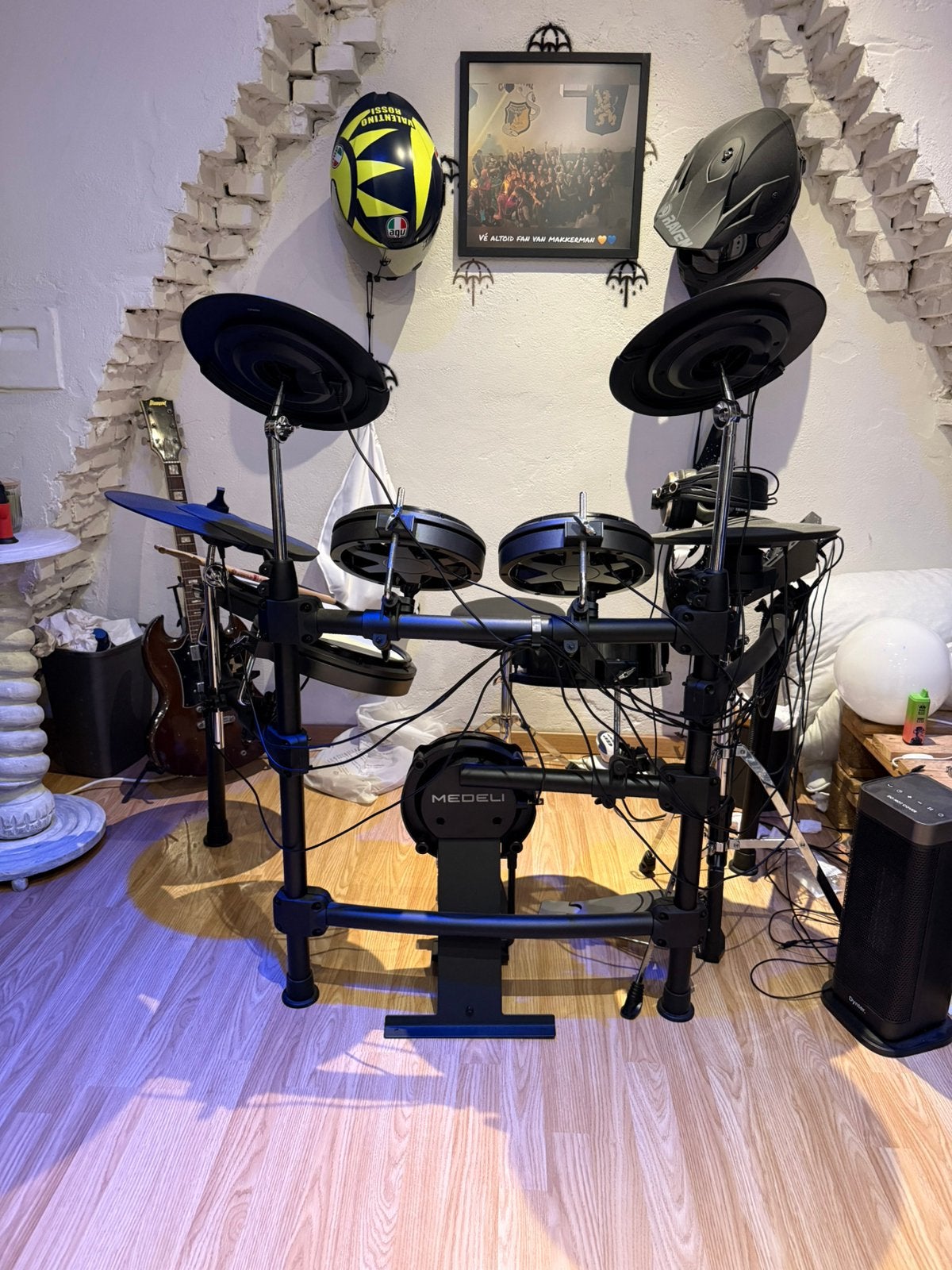 Medeli MZ725  elektrisch drumstel, Muziek en Instrumenten, Ophalen, Zo goed als nieuw, Elektronisch