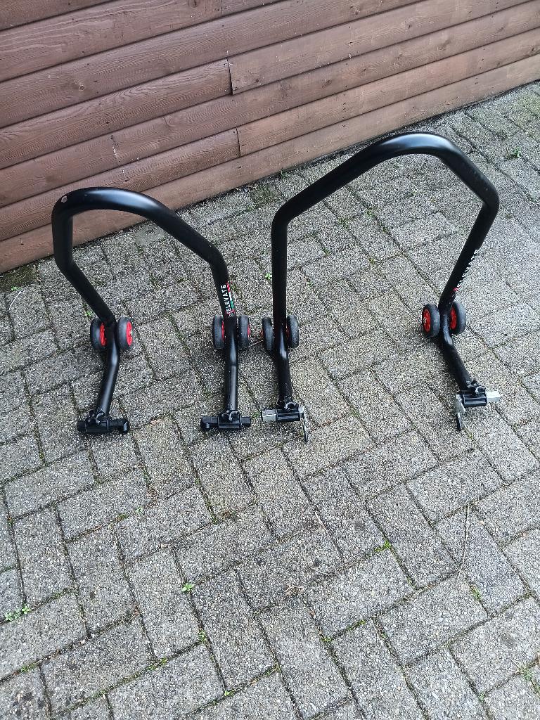Paddocksstanders voor/achter MERK LV 8 ELEVATE, Motos, Enlèvement