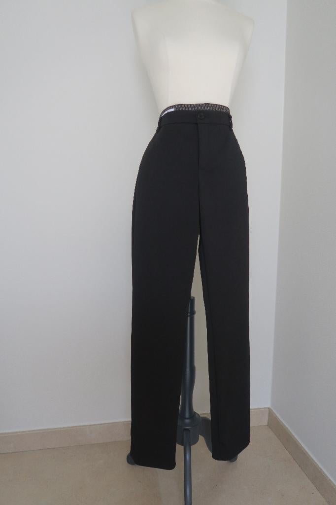 Zwarte chino pantalon - Xandres- M 36, Zwart, Nieuw, Ophalen of Verzenden, Maat 36 (S)
