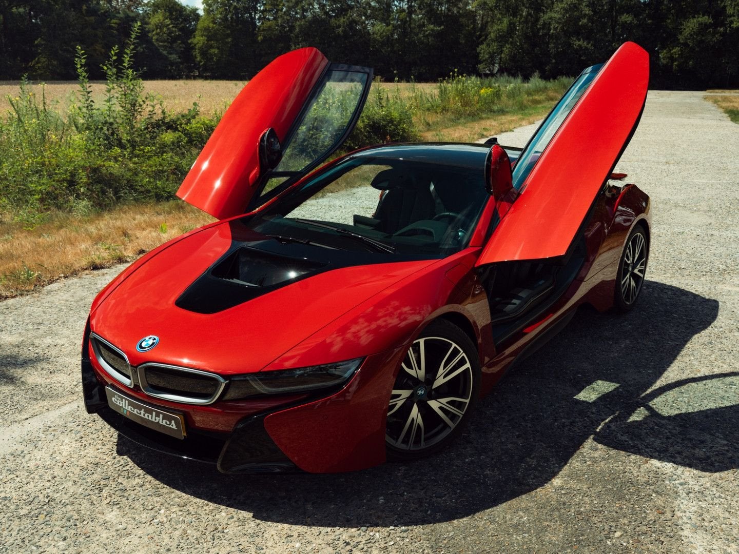 BMW i8 Protonic Red Edition, Autos, Rouge, Achat, 37 km, Entreprise