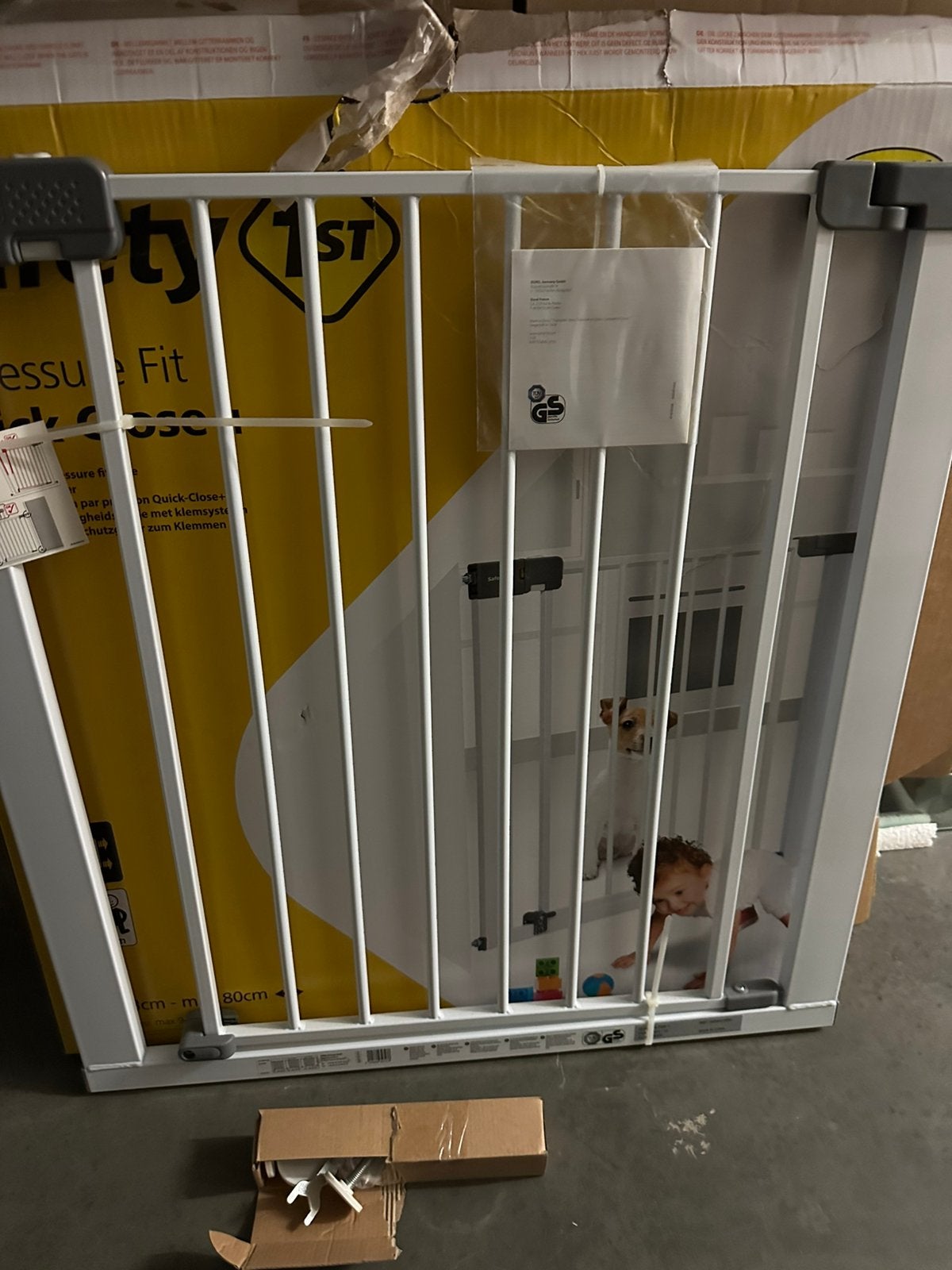 Te koop traphekje Safety 1st, Ophalen, Nieuw, Metaal of IJzer, Schroefhekje