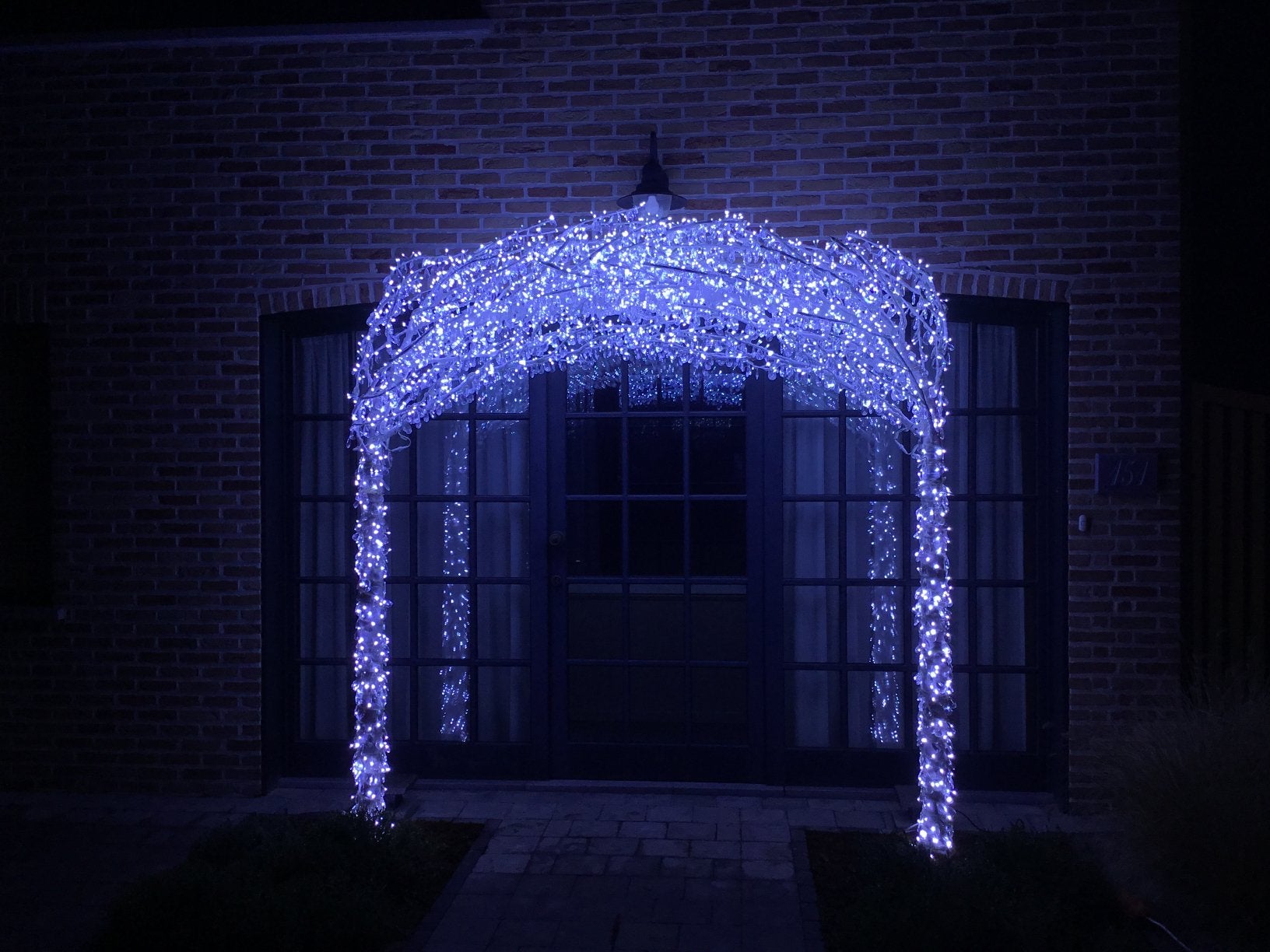 Versiering led kristal boom, Ophalen