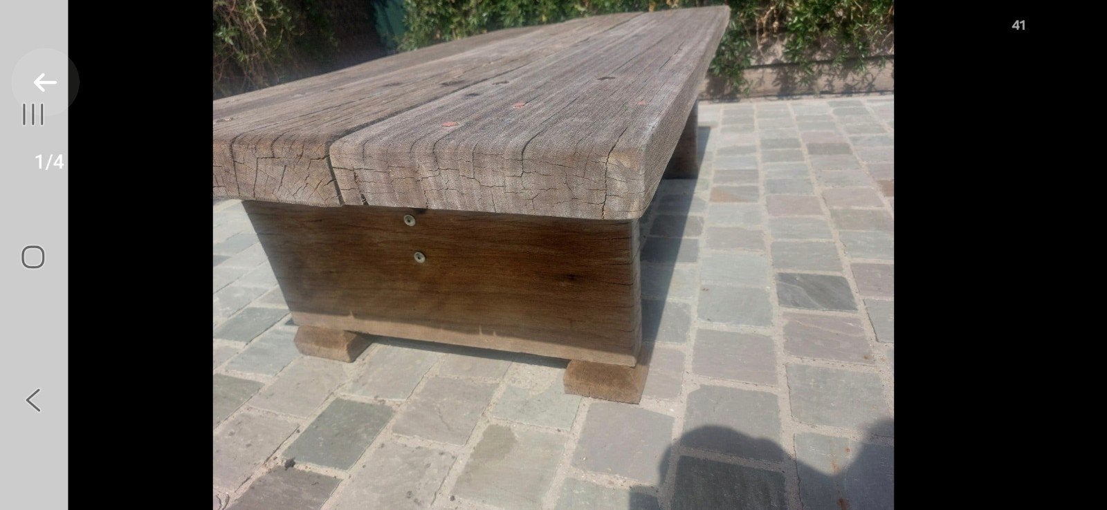 Eiken salon tafel, Ophalen of Verzenden