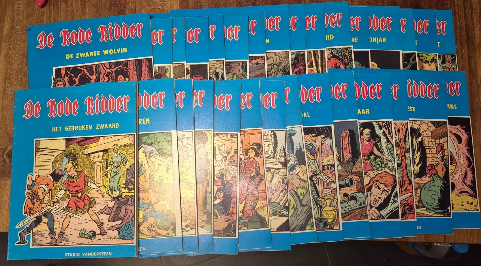 De Rode Ridder 1 t.e.m. 30 – Complete reeks – Studio Vanders, Meerdere stripboeken, Ophalen of Verzenden, Zo goed als nieuw, Willy Vandersteen