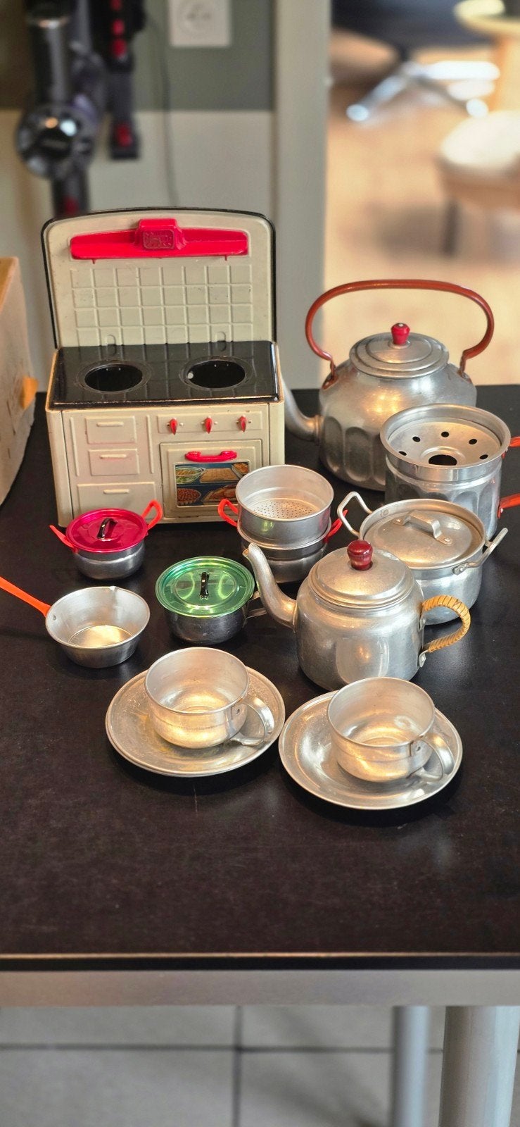 Fornuis met accessoires, Ophalen