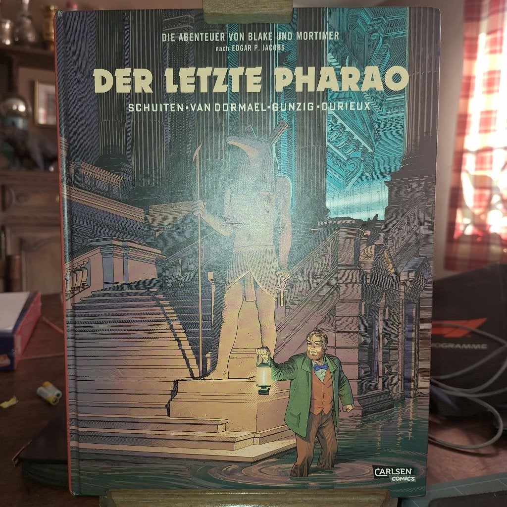 blake et mortimer ,en allemand, Enlèvement ou Envoi, Edgar P. Jacobs, Une BD, Utilisé