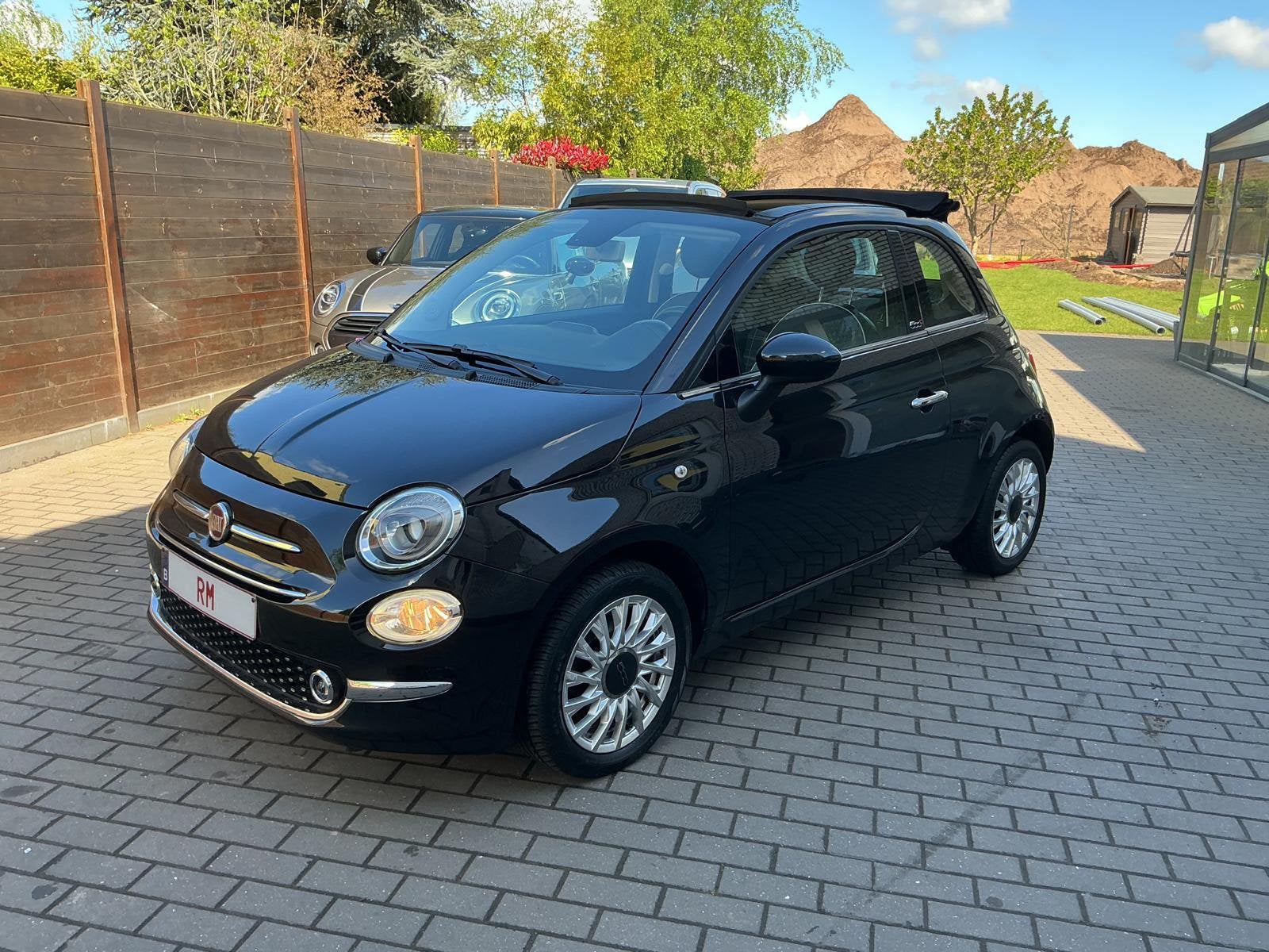 Fiat 500C 1.2i Amper 78.000km 2019 First Hand, Autos, Fiat, Cuir, Achat, Entreprise, Cabriolet
