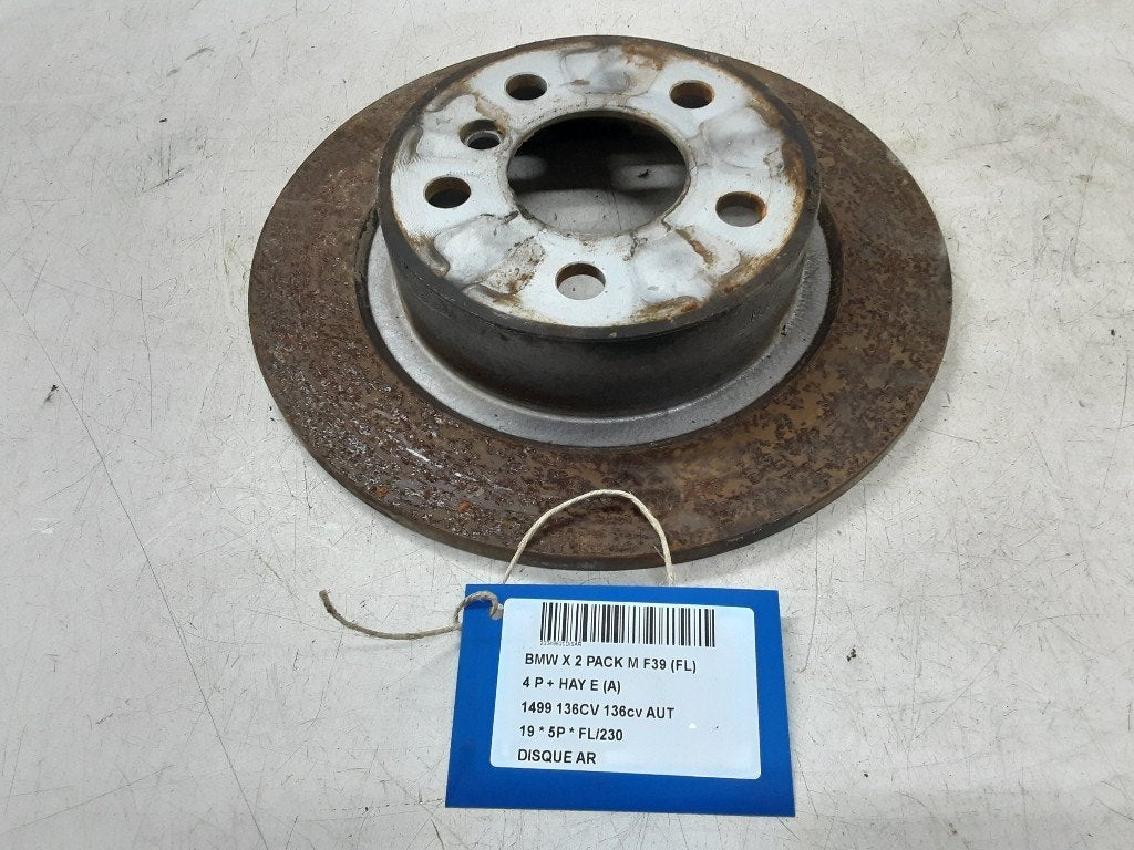 FREIN DISQUE ARRIÈRE BMW X2 (F39) (01-2017/10-2023), Mevr. I. Hauben, Utilisé, BMW, Rue de l'Espoir 34 34
4030  GRIVEGNÉE, BE