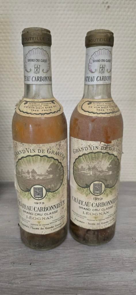 Wijn Chateau Carbonnieux 1973 Grand cru Leognan keldervondst, Ophalen