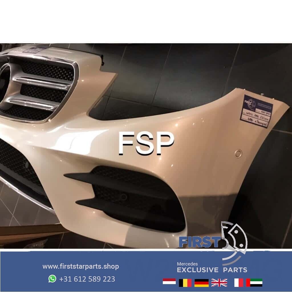 W213 AMG Voorbumper COMPLEET WIT Mercedes E Klasse 2016-2020, -, Voor, -, Bumper
