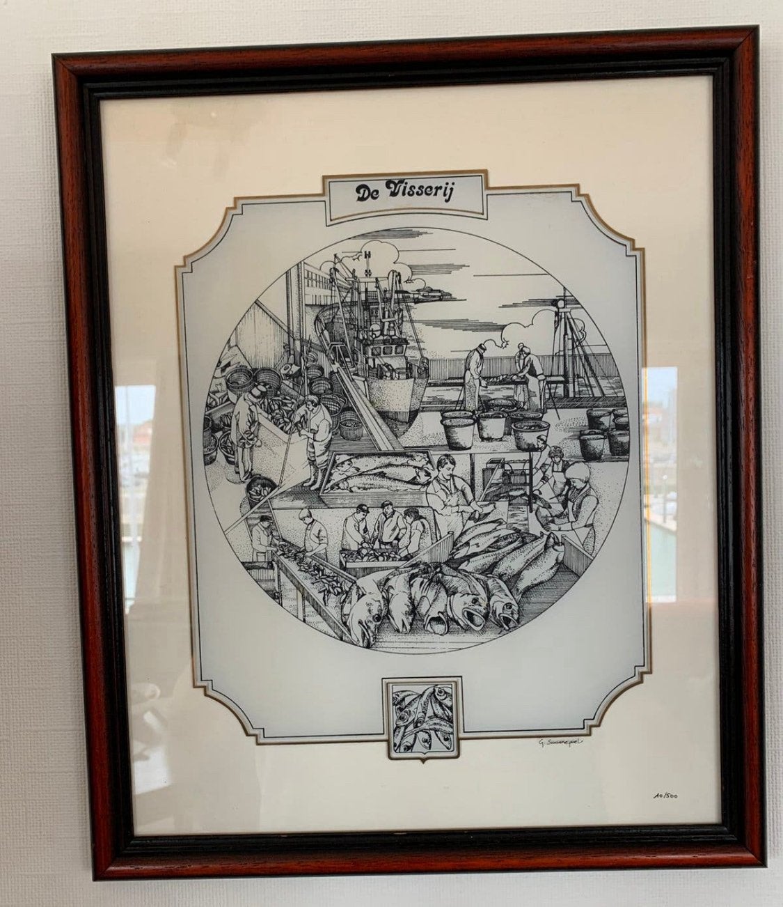 Kader De Visserij G. Swaenepoel 10/500, Ophalen of Verzenden
