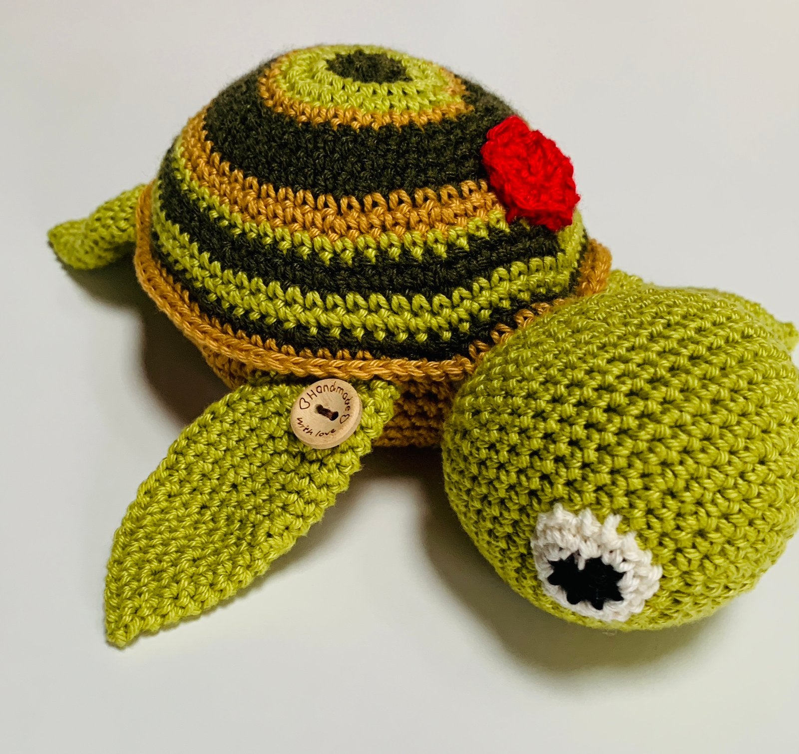 Handgemaakte schildpad, Hobby & Loisirs créatifs, Tricot & Crochet, Enlèvement ou Envoi, Neuf, Crochet