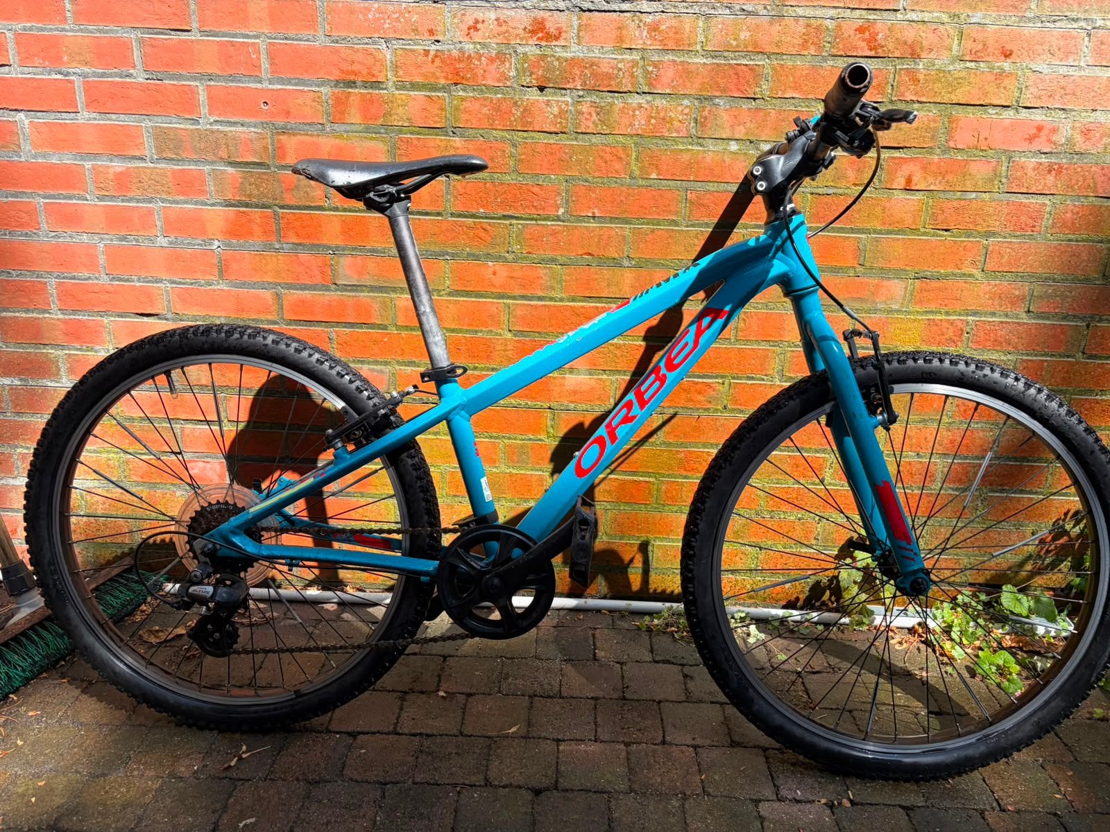 Mountainbike Orbea MX 24 inch blauw, Vélos & Vélomoteurs, Vélos | VTT & Mountainbikes, Enlèvement, Utilisé, Frein sur jante