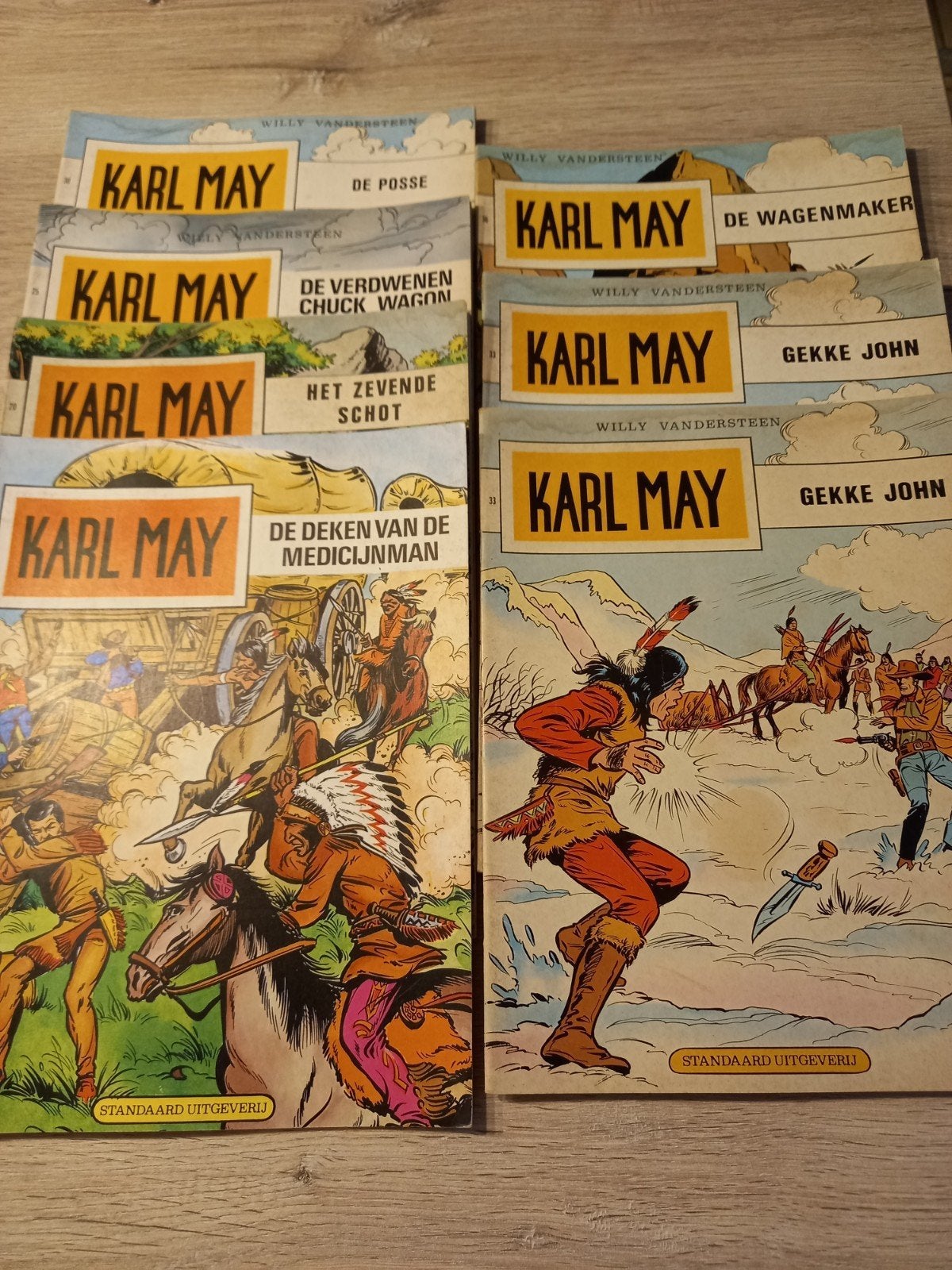 strip verhalen karel may 1euro stuk of alles 5euro, Enlèvement