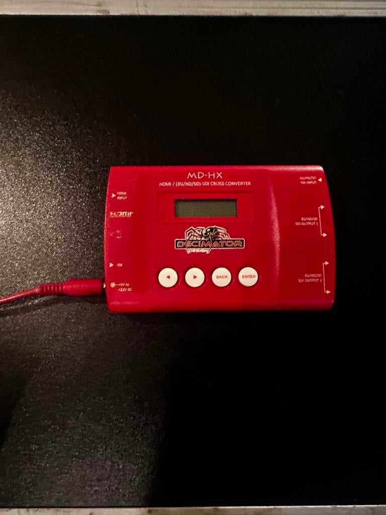 Decimator Design MD-HX HDMI/SDI Cross Converter, Ophalen, Gebruikt