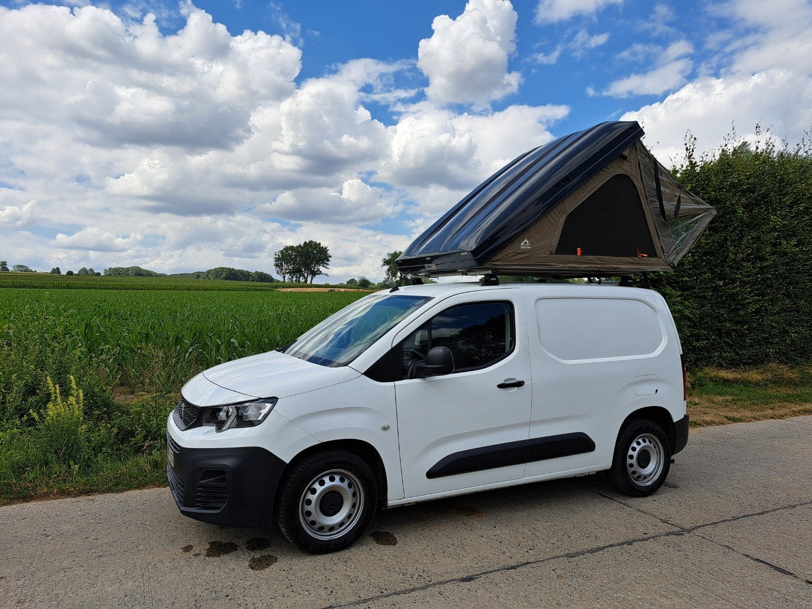 Peugeot partner heavy premium 1.5 BueHdi + daktent Femkes, Caravans en Kamperen, Mobilhomes, Overige merken, Elektrische ramen