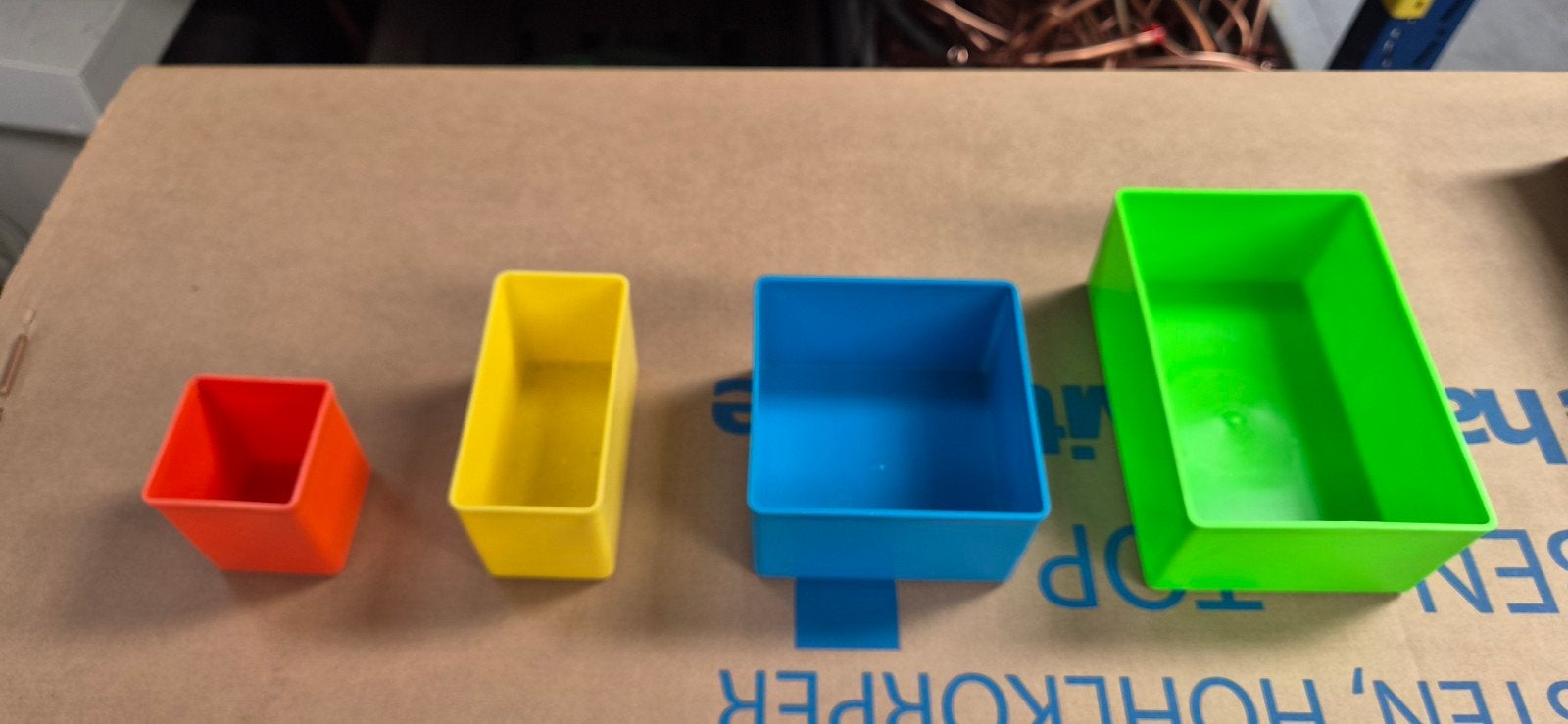Gekleurde sorteerbakjes, Doe-het-zelf en Bouw, Ophalen of Verzenden