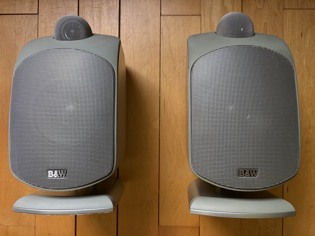 B&W, Enceinte d'étagère, 60 à 120 watts, Enlèvement, Utilisé