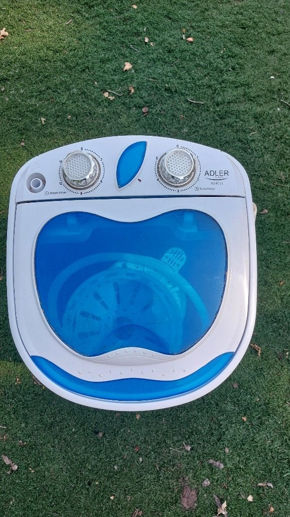 Adler AD 8051 Mini Wasmachine met Centrifuge – Draagbaar, Elektronische apparatuur, Ophalen, Minder dan 85 cm, Minder dan 4 kg