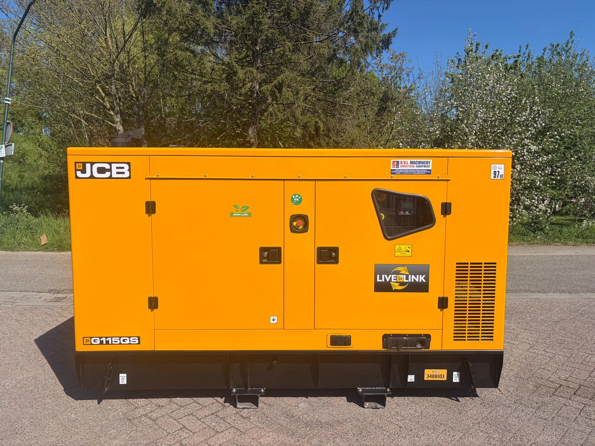 JCB JCB G115QS 115 kVA aggregaat generatorset nieuw