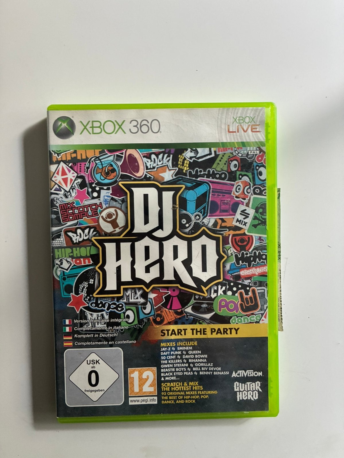 DJ Hero Xbox 360 - Start the Party!, Consoles de jeu & Jeux vidéo, Enlèvement ou Envoi, Comme neuf, Musique
