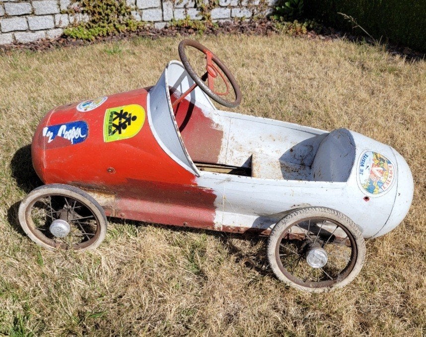 Torck trapauto Racer Koersmodel de voiture à pédales, Antiquités & Art, Antiquités | Jouets, Enlèvement