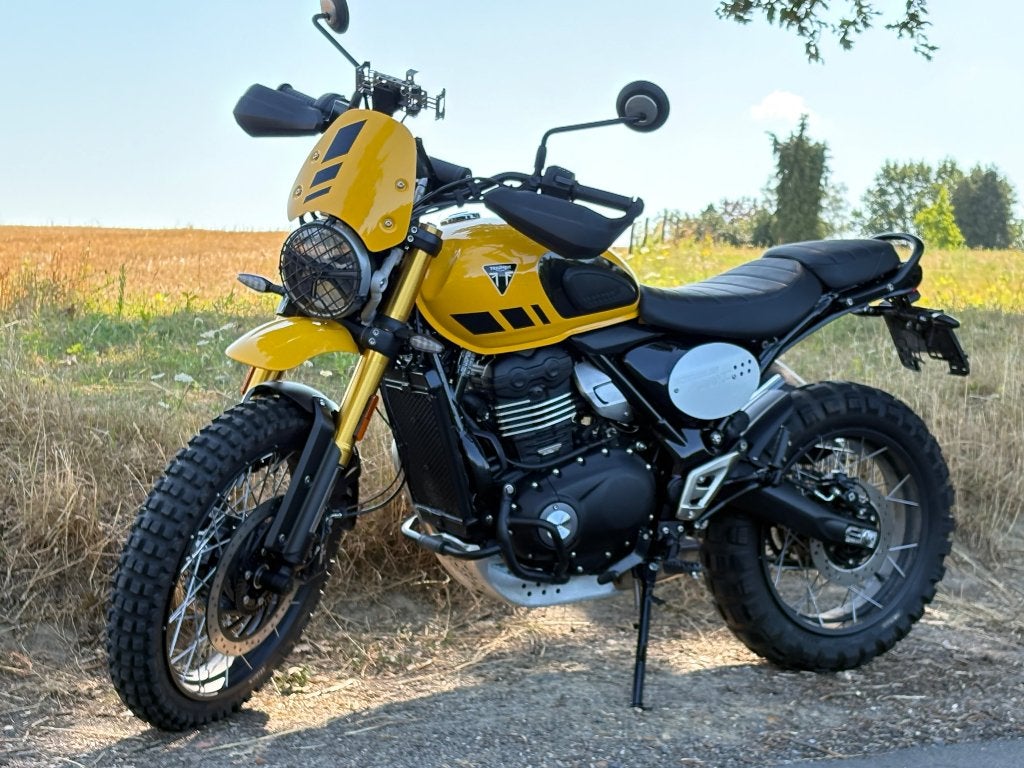 Magnifique Triumph Scrambler 400XC, Occasion, Contrôle de traction, Particulier, 12 à 35 kW