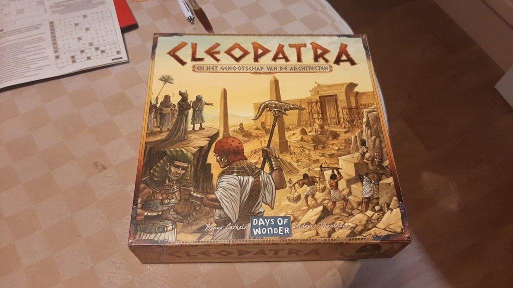 bordspel Cleopatra en het genootschap van Architecten, Hobby en Vrije tijd, Gezelschapsspellen | Bordspellen, Een of twee spelers