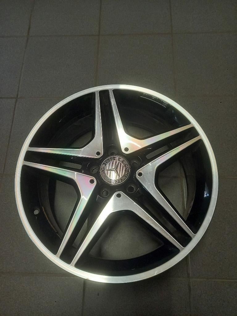1 Jante mercedes AMG 18 pouce, Auto-onderdelen, Banden en Velgen, Ophalen, 18 inch, Gebruikt, Velg(en)