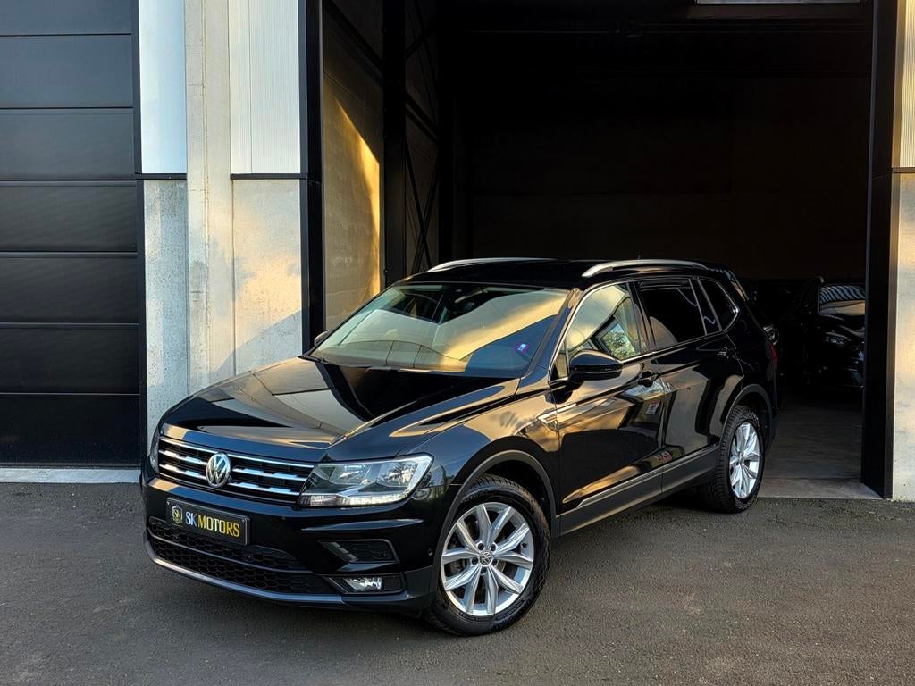 Tiguan 7 Plaats 2021 TSI 150PK DSG ACC Carplay Camera Garant, Stof, 1498 cc, 4 cilinders, Zwart