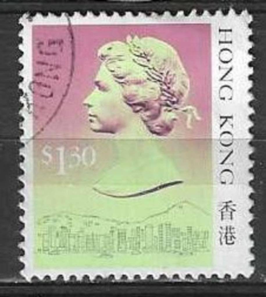 Hong Kong 1987 - Yvert 507 - Koningin Elisabeth II (ST), Postzegels en Munten, Verzenden, Gestempeld