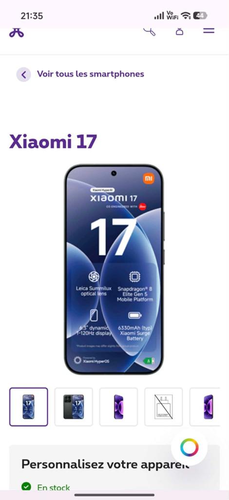 Smartphone Xiaomi 17