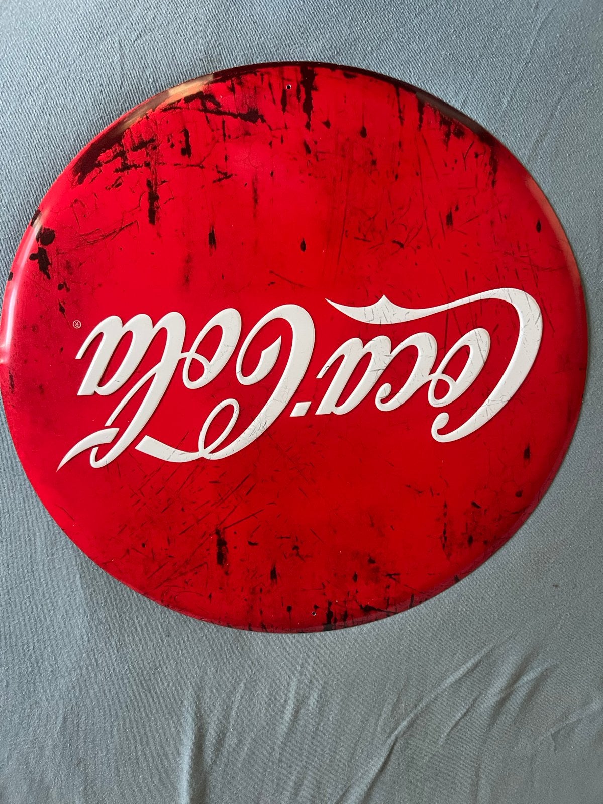 Coca cola bord, Ophalen, Zo goed als nieuw