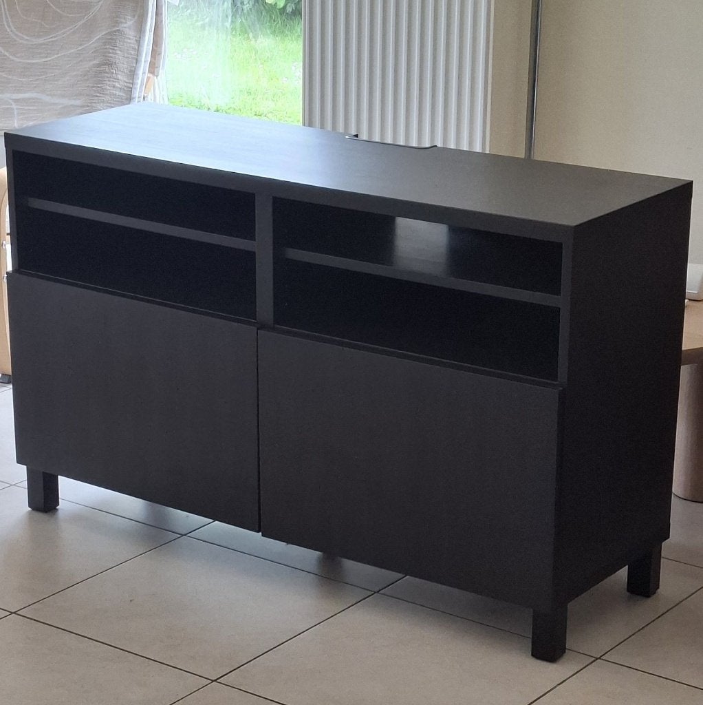 Meuble TV Besta Ikea, Maison & Meubles, 25 à 50 cm, Moins de 100 cm, Comme neuf, 100 à 150 cm