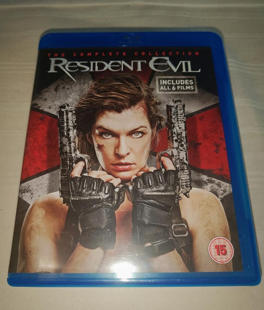 Resident Evil Collection (6 films) bluray, Enlèvement ou Envoi, Comme neuf, Horreur, Coffret