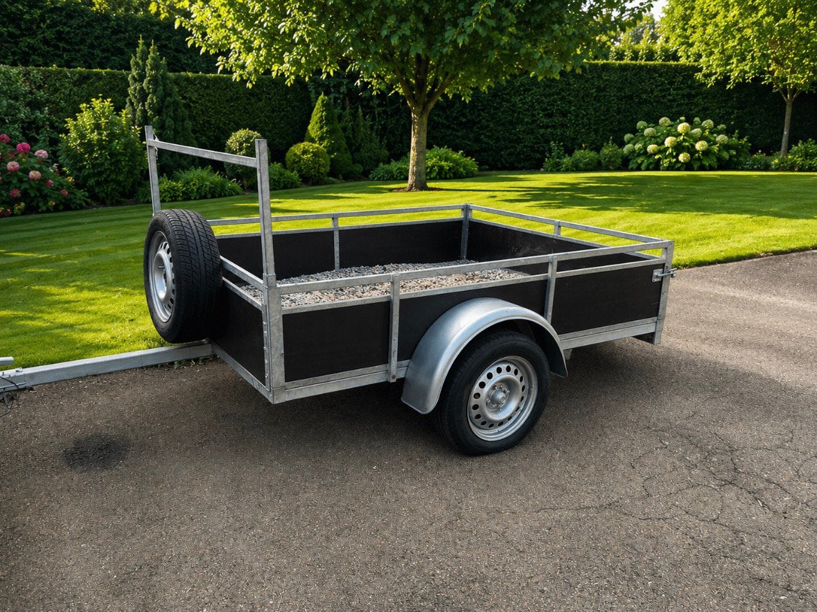 Remorque simple essieux 750kgs, Ophalen, Zo goed als nieuw