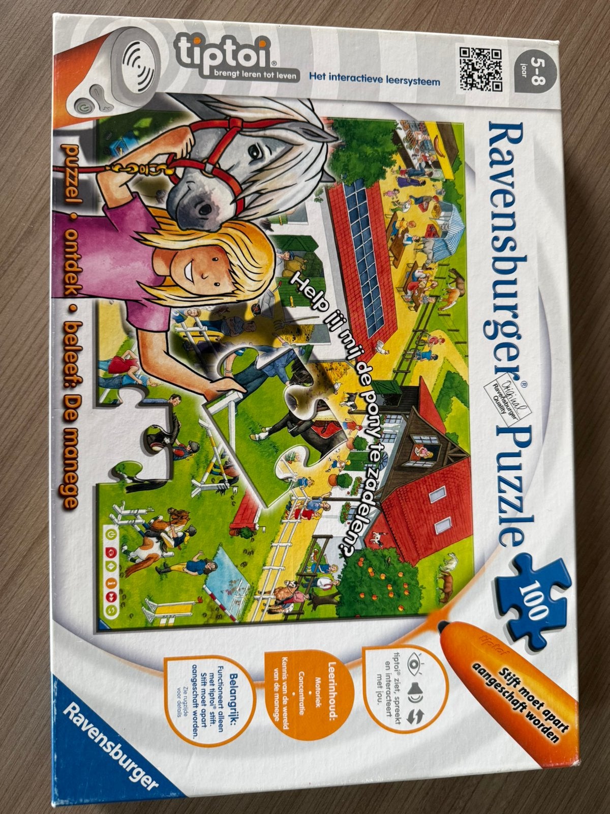 Tiptoi puzzel de manege, Kinderen en Baby's, Speelgoed | Educatief en Creatief, Ophalen of Verzenden, Gebruikt, Puzzelen, Met geluid