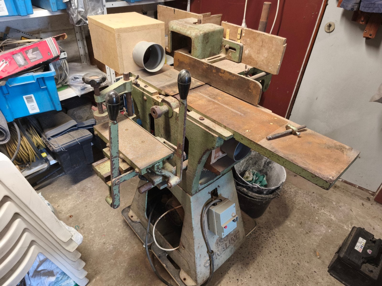 Combiné à bois, Enlèvement