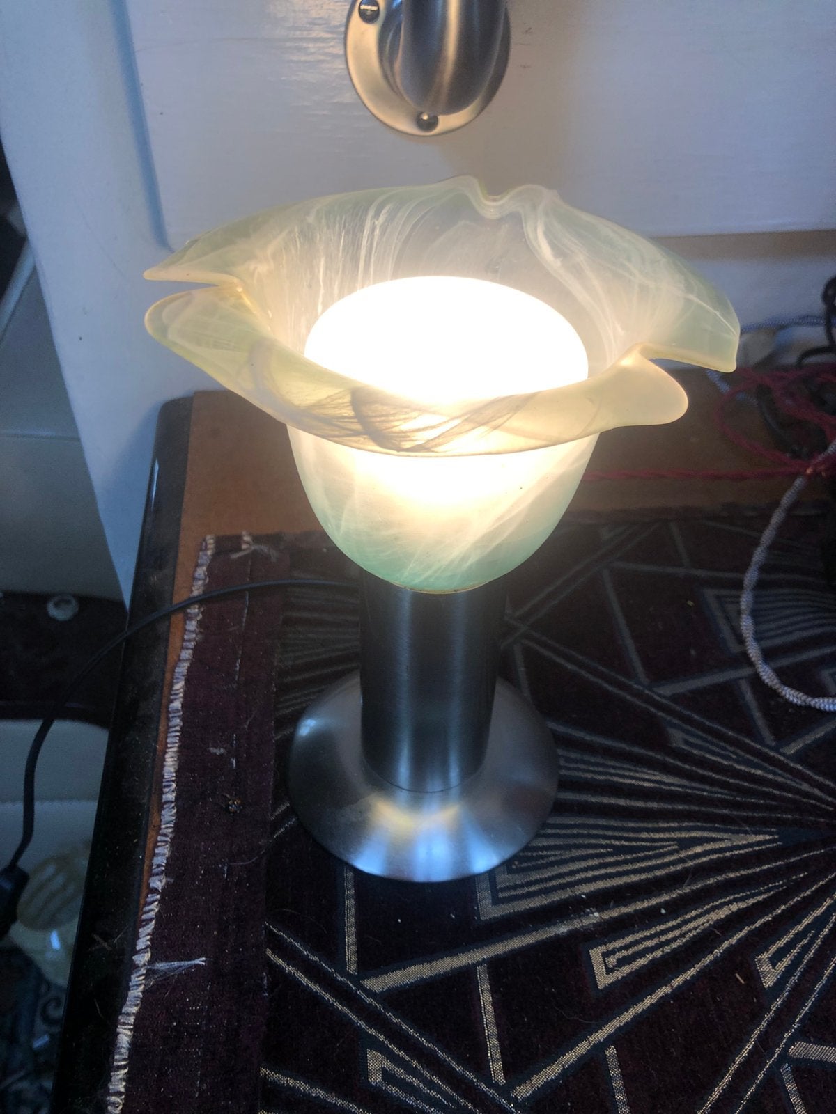 Lampe en verre Cloud, Enlèvement ou Envoi, Utilisé, E27 (grand)