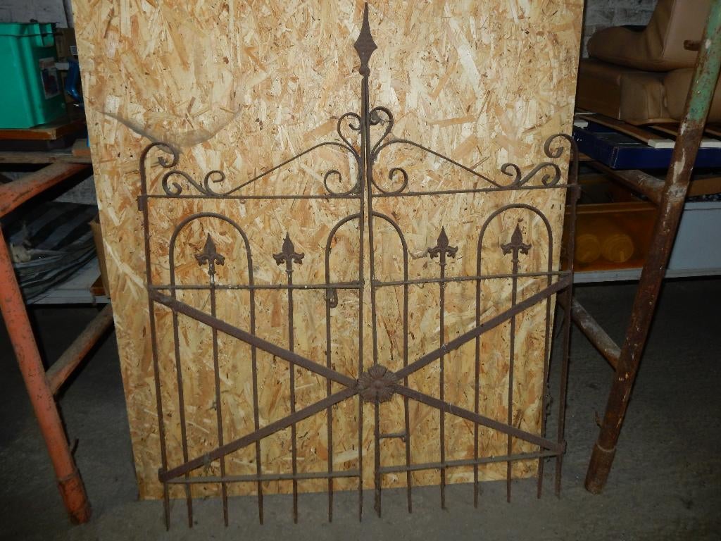 grille en fer forgé, Enlèvement, Utilisé, Fer, Porte du jardin